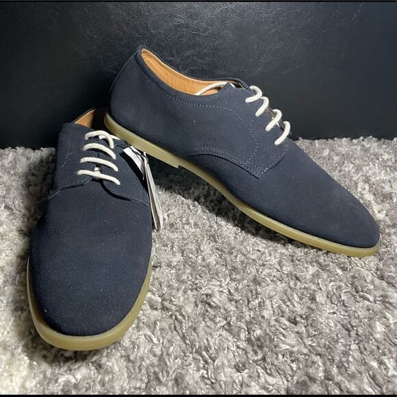 NWT Zara Soft Split Leather Derby Shoes